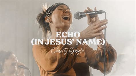 echo charity gayle chords|Echo In Jesus Name chords .